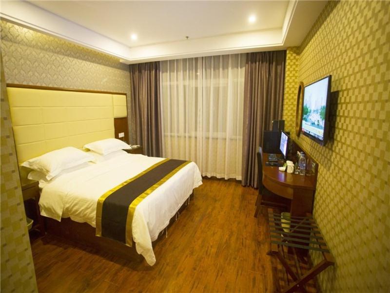 Greentree Inn Anhui Fuyang Yijing International North Door Busniess Hotel Eksteriør bilde